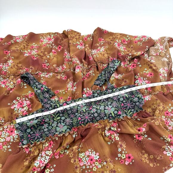 Natural Life Eliza Floral Maxi Dress Sleeveless Garden Feminine Women’s Size XL - Picture 10 of 11